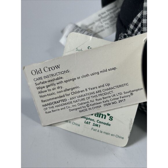 Old Crow Shelf Sitters Geezer Gallery Original Tags Funny Gift - Picture 8 of 8